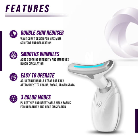 Neck & Face Lifting LED Therapy Device - Lunara Shopping