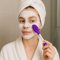 KAEVINY Dual-Ended Silicone Face Mask Applicator Brush