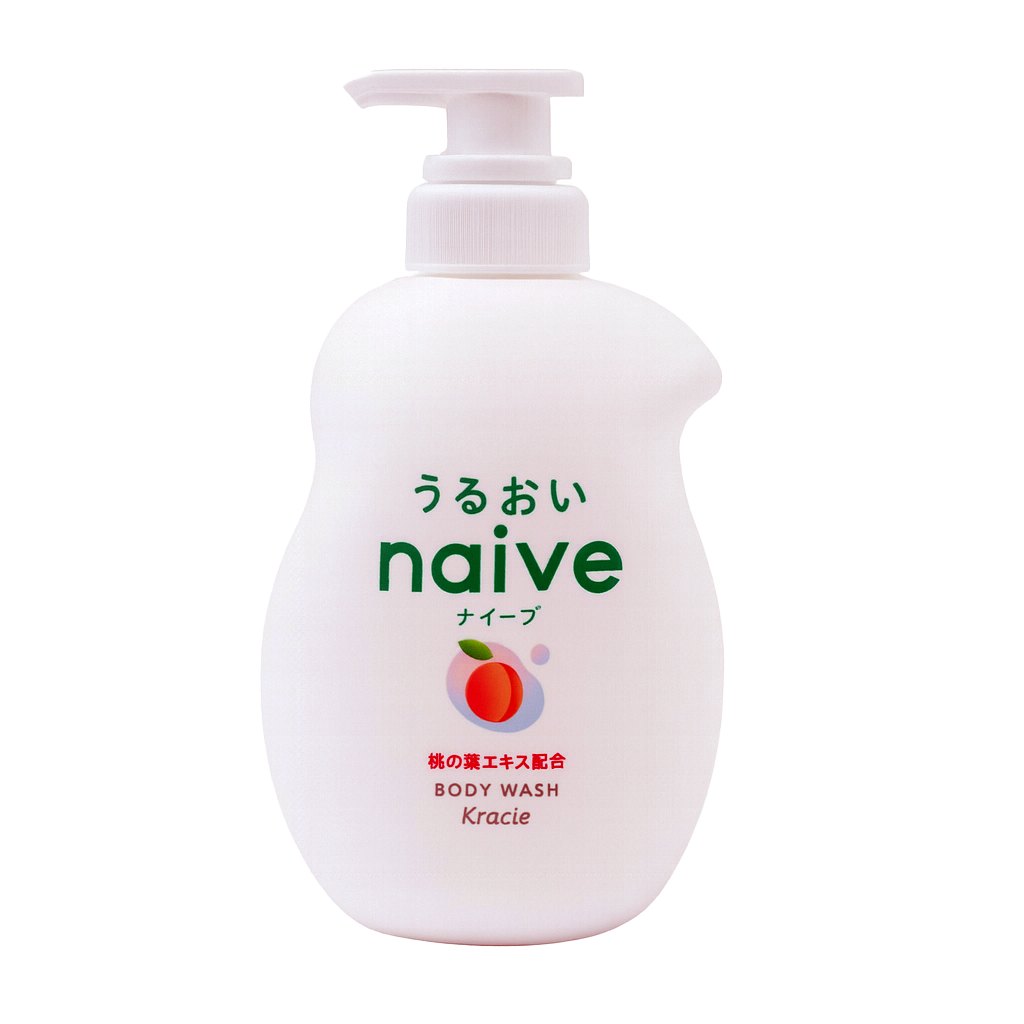 Kracie Naïve Body Soap, Peach Leaf Extract (22 fl.oz)