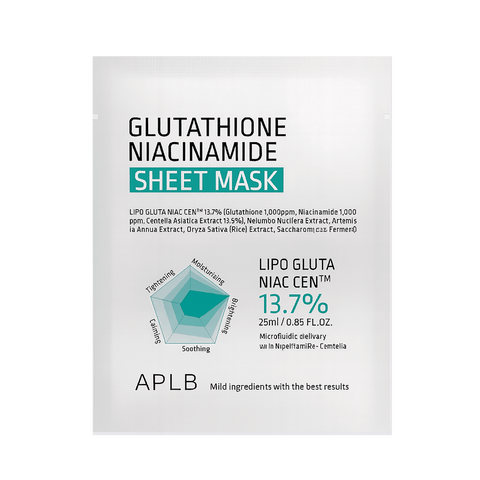 APLB - Glutathione Niacinamide Sheet Mask APLB - Glutathione Niacinamide Sheet Mask
