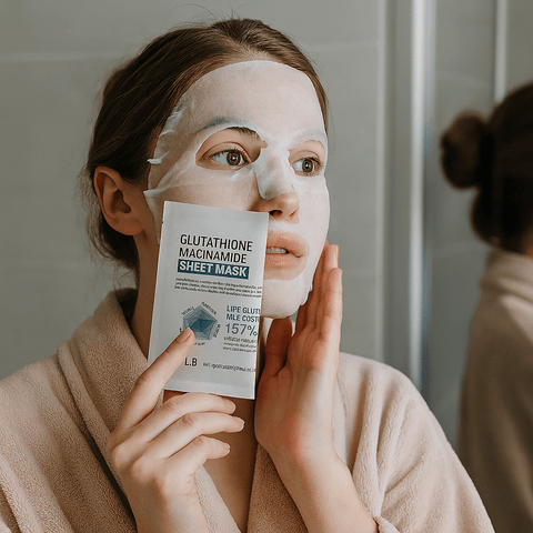 APLB Glutathione Niacinamide Sheet Mask 13.7% (1 sheet) - Lunara Shopping