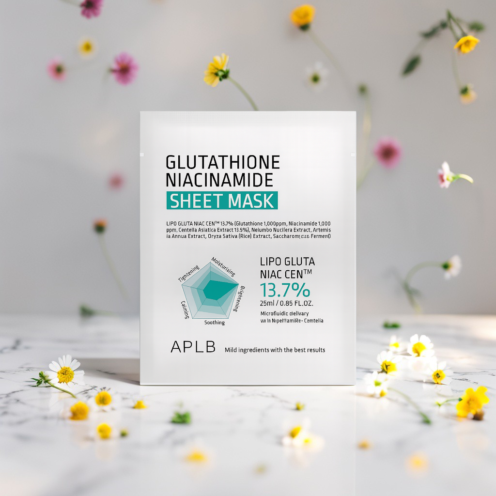 Glutathione Niacinamide Sheet Mask 13.7%