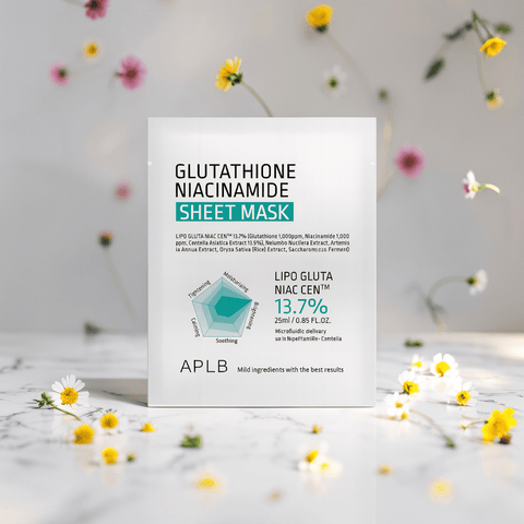 APLB Glutathione Niacinamide Sheet Mask 13.7% (1 sheet) - Lunara Shopping