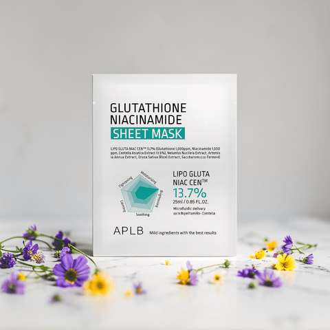 APLB Glutathione Niacinamide Sheet Mask 13.7% (1 sheet) - Lunara Shopping