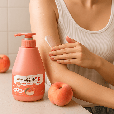 KWAILNARA Peach Milk Body Lotion (19.75 fl.oz) - Lunara Shopping
