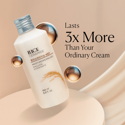 THE FACE SHOP Rice Ceramide Face Moisturizing Emulsion (5 fl.oz) - Lunara Shopping