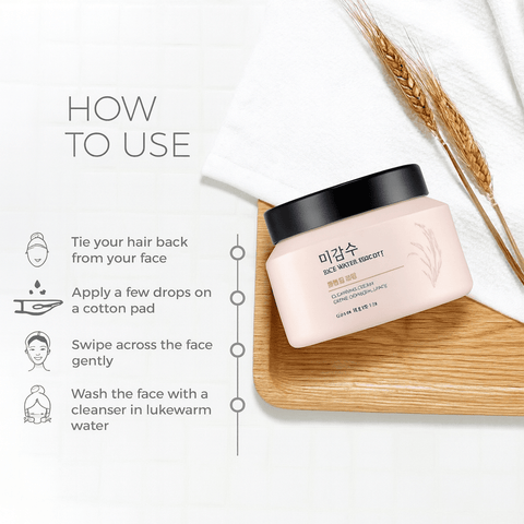 THE FACE SHOP Rice Water Bright Cleansing Face Cream (13.5 fl.oz) - Lunara Shopping