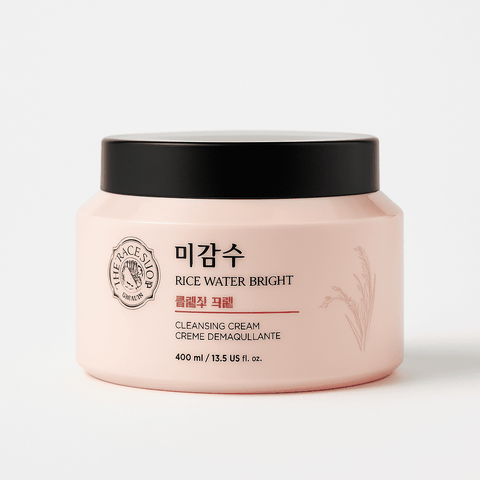 THE FACE SHOP Rice Water Bright Cleansing Face Cream (13.5 fl.oz) - Lunara Shopping