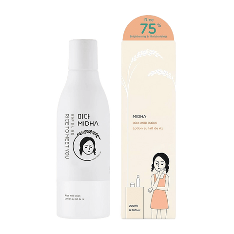 MIDHA Rice Milk Face Lotion 75% (6.76 fl.oz) - Lunara Shopping