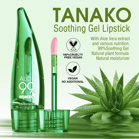 LANGMANNI Aloe Vera Moisturising Colour Changing Lip Gloss - Lunara Shopping