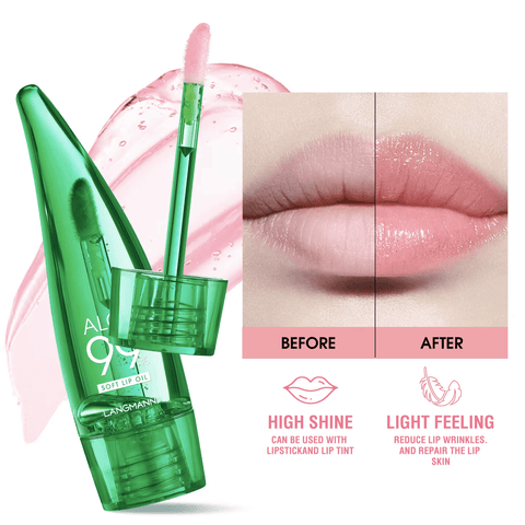 LANGMANNI Aloe Vera Moisturising Colour Changing Lip Gloss - Lunara Shopping