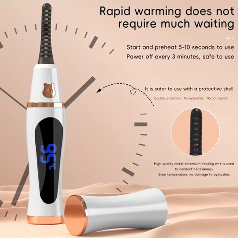 LUNARA COSMETICS Electric Eyelash Curler