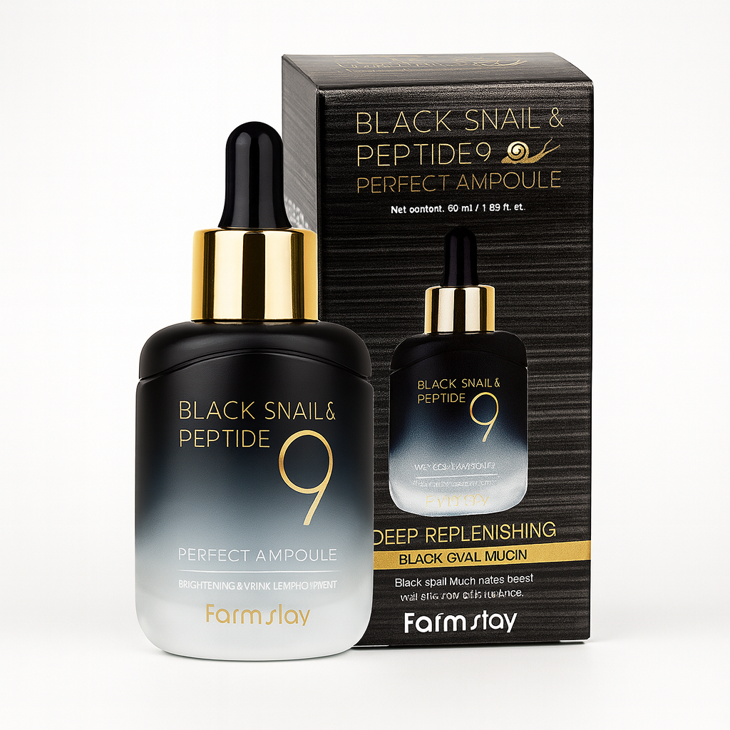 FARMSTAY Black Snail & Peptide 9 Perfect Ampoule (1.18 fl.oz)
