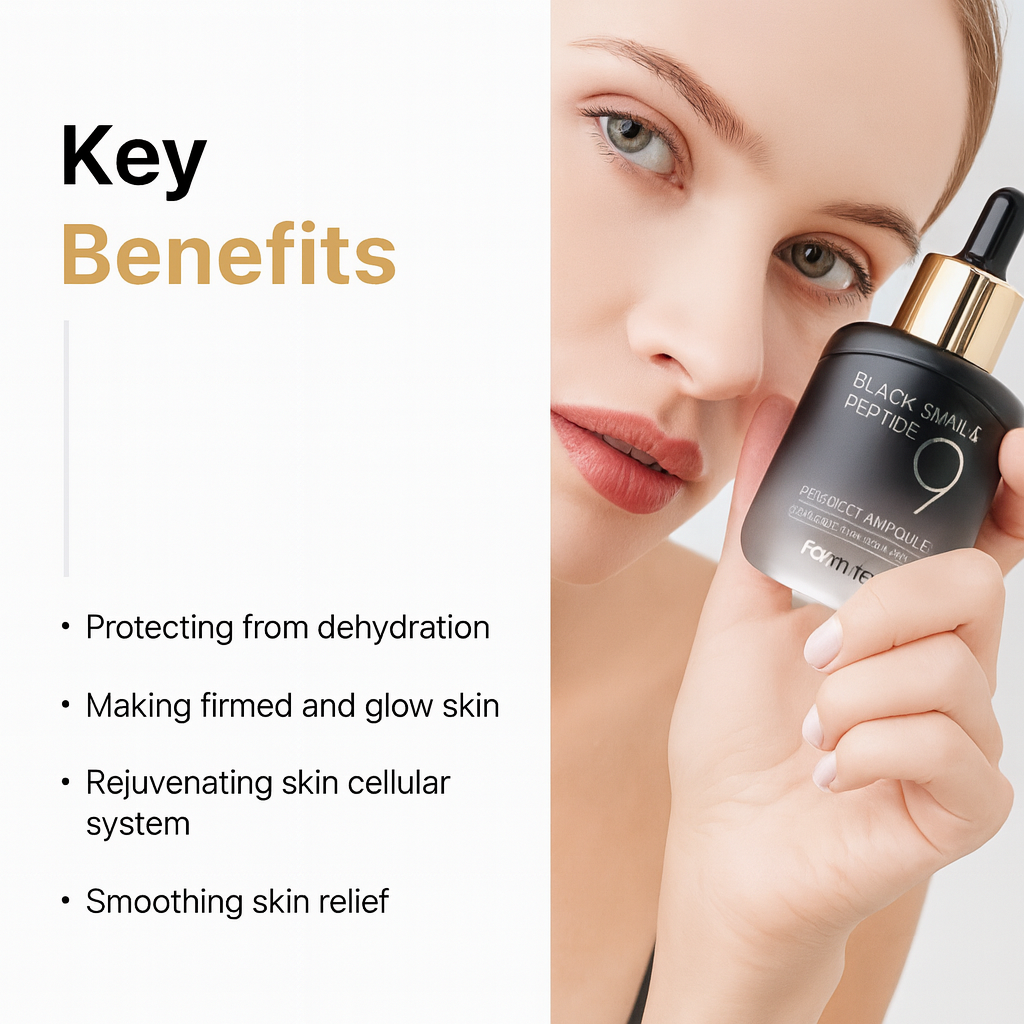FARMSTAY Black Snail & Peptide 9 Perfect Ampoule (1.18 fl.oz)