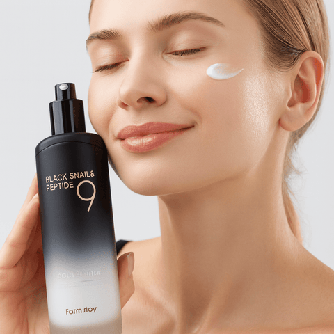 FARMSTAY Black Snail & Peptide 9 Perfect Emulsion (4.05 fl.oz) - Lunara Shopping