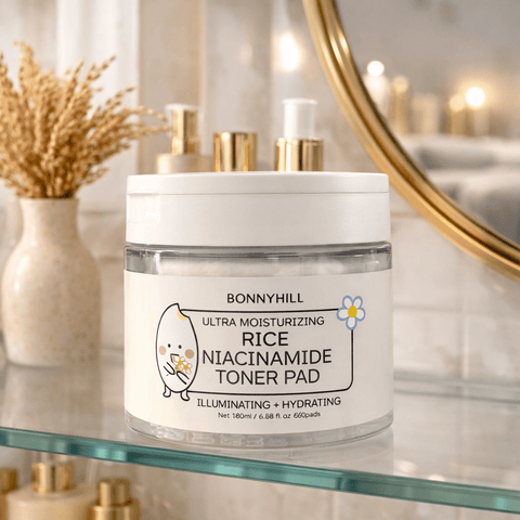 BONNYHILL Ultra Moisturising Rice Niacinamide Toner Pads (6.08 fl.oz) - Lunara Cosmetics