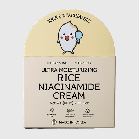 BONNYHILL Ultra Moisturising Rice Niacinamide Facial Cream (3.38 fl.oz) - Lunara Shopping