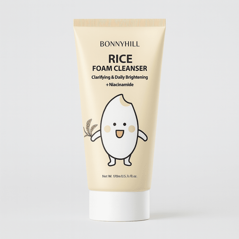 BONNYHILL Rice Foam Cleanser With Niacinamide (8.45 fl.oz) - Lunara Shopping