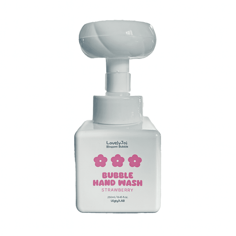 U - LAB Flower Stamp Bubble Hand Wash, Strawberry (8.45 fl.oz) - Lunara Shopping