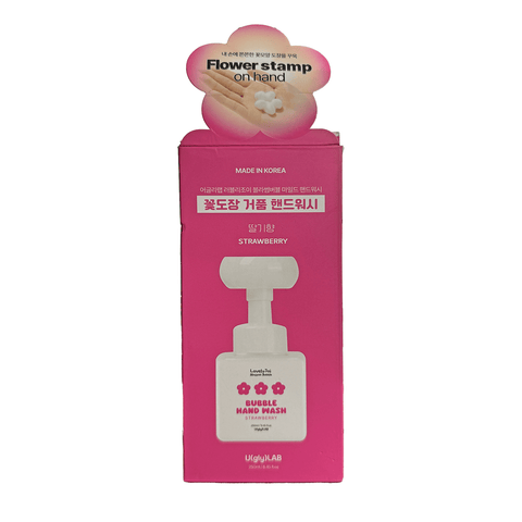 U - LAB Flower Stamp Bubble Hand Wash, Strawberry (8.45 fl.oz) - Lunara Shopping