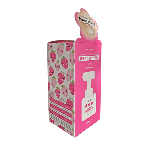 U - LAB Flower Stamp Bubble Hand Wash, Strawberry (8.45 fl.oz) - Lunara Shopping