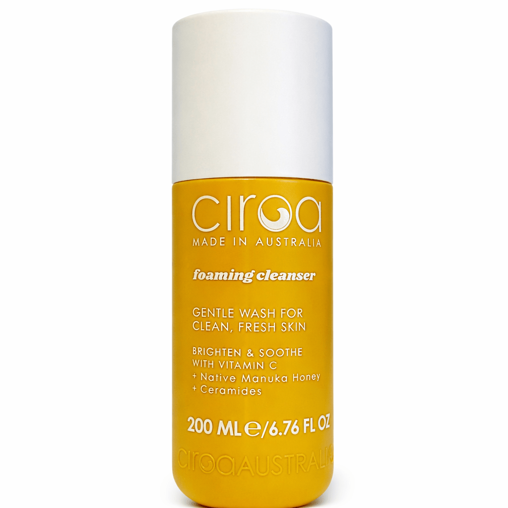 CIROA Foaming Face Cleanser with Vitamin C & Manuka Honey (6.76 fl.oz ...
