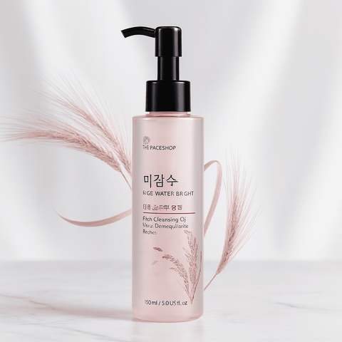 THE FACE SHOP Rice Water Bright Light Face Cleansing Oil (5 fl.oz) - Lunara Shopping