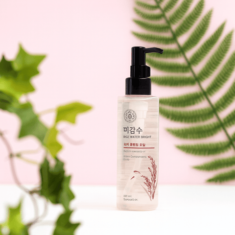 THE FACE SHOP Rice Water Bright Light Face Cleansing Oil (5 fl.oz) - Lunara Shopping