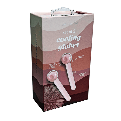 LUNARA COSMETICS Glass Cooling Facial Globes (1 pair) - Lunara Shopping