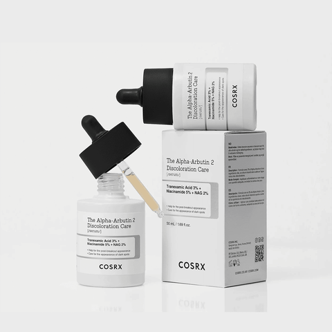 COSRX The Alpha - Arbutin 2 Discoloration Care Face Serum (1.69 fl.oz) - Lunara Shopping