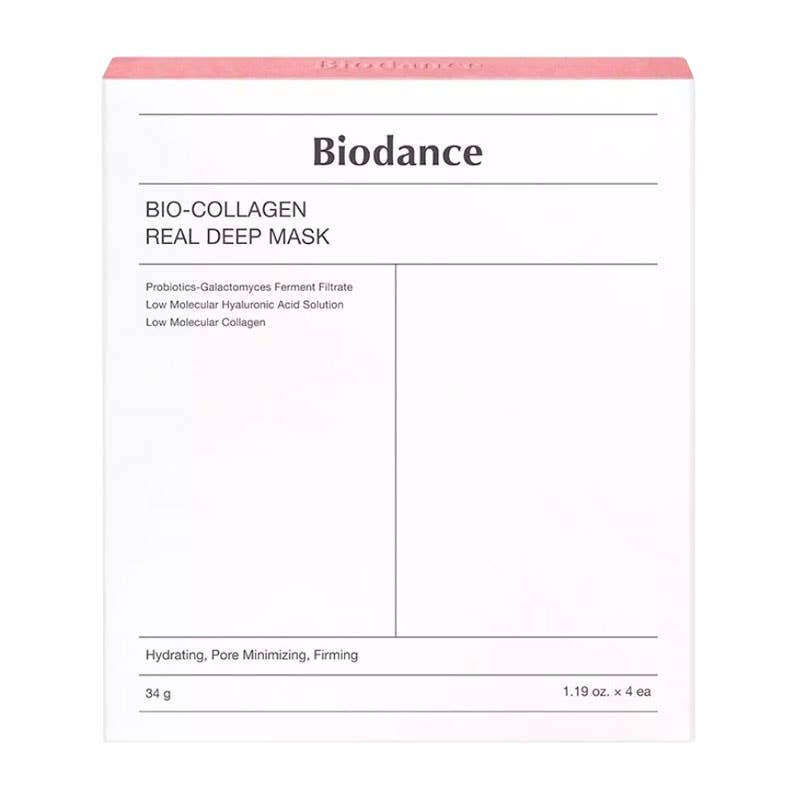 Biodance Bio-Collagen Real Deep Mask, Pack of 4
