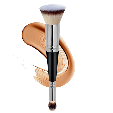 LUNARA COSMETICS Professional Double Ended Makeup Brush - Lunara Cosmetics
