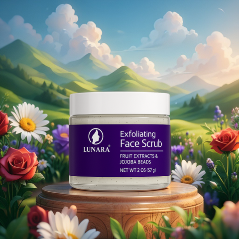 Lunara Exfoliating Face Scrub (2 fl.oz) - Lunara Shopping