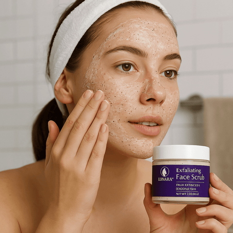 Lunara Exfoliating Face Scrub (2 fl.oz) - Lunara Shopping