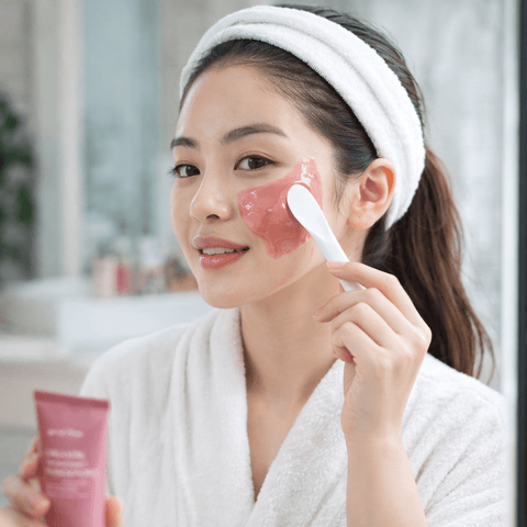 GLAMFOX Red Bean Collagen Wrapping Face Mask (5.07 fl oz) - Lunara Cosmetics
