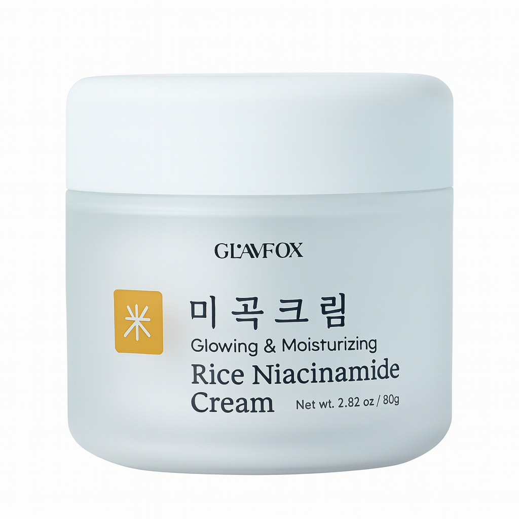 GLAMFOX Heritage Set with Ginseng Peptide Cream And Rice Niacinamide Cream Bundle