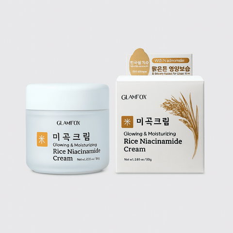 GLAMFOX Rice Niacinamide Face Cream (2.82 fl.oz) - Lunara Shopping