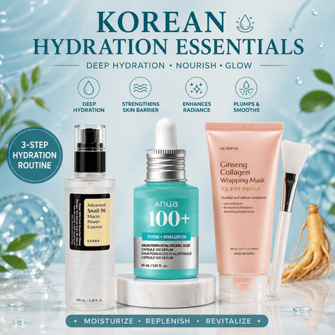 Korean Hydration Essentials - Lunara Cosmetics