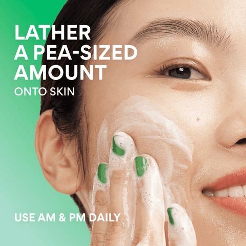 INNISFREE Green Tea Amino Hydrating Facial Cleansing Foam (5.07 fl.oz) - Lunara Shopping
