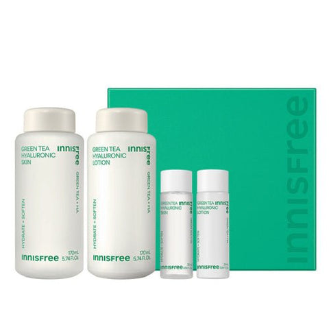 INNISFREE Green Tea Hyaluronic Skincare Set - Lunara Shopping