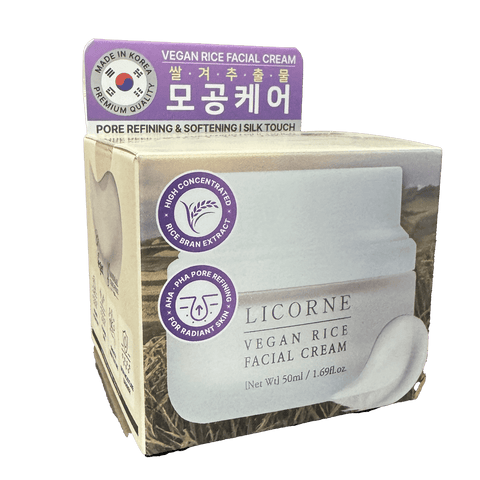 LICORNE Vegan Rice Facial Cream (1.69fl.oz) - Lunara Shopping