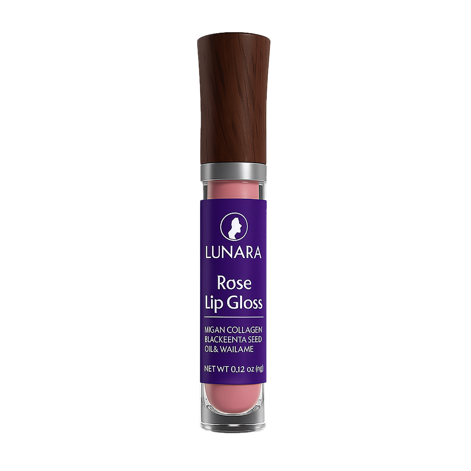 Lunara® Lip Gloss (Gradual Plumping, Rose) (0.13oz)