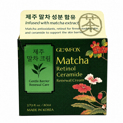 GLAMFOX Matcha Retinol Ceramide Renewal Cream (2.70 fl.oz)