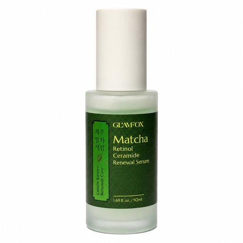 GLAMFOX Matcha Retinol Ceramide Renewal Face Serum (1.69 fl.oz)