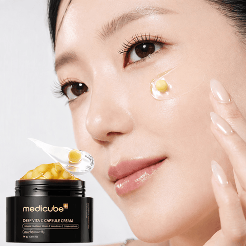 MEDICUBE Deep Vita C Capsule Face Cream (1.94 fl.oz) - Lunara Shopping