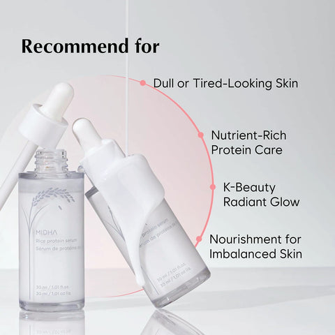 MIDHA Rice Protein Milky Serum For Glassy Firm Skin (1.69 fl.oz) - Lunara Cosmetics