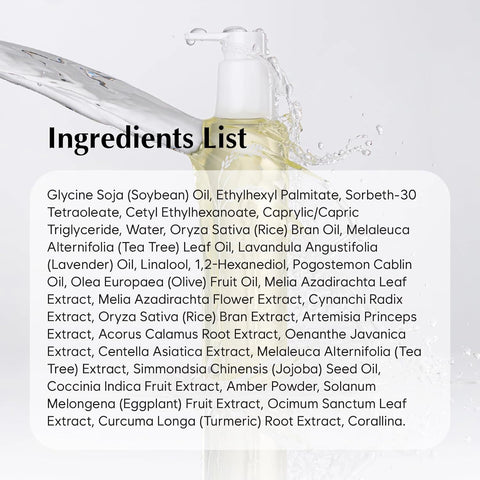 MIDHA Sebum Cleansing Oil With Rice Bran & Tea Tree (5.07 fl.oz) - Lunara Cosmetics