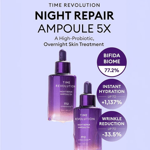 MISSHA Time Revolution Night Repair Ampoule 5X (1.01 fl.oz) - Lunara Shopping