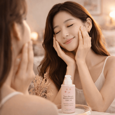 MONTNATURE Cherry Blossom Brightening Serum (2.70oz) - Lunara Cosmetics