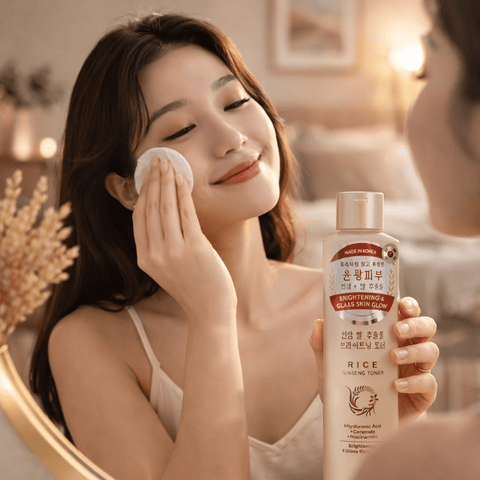 MONTNATURE Rice Ginseng Face Toner (6.76oz) - Lunara Cosmetics